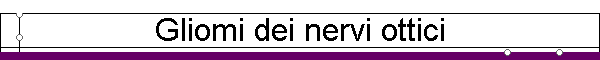 Gliomi dei nervi ottici