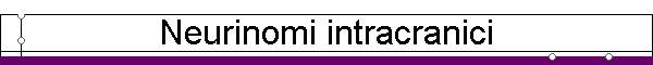 Neurinomi intracranici